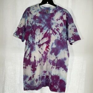 Multicolor Tie-Dye T-Shirt-Size XL
